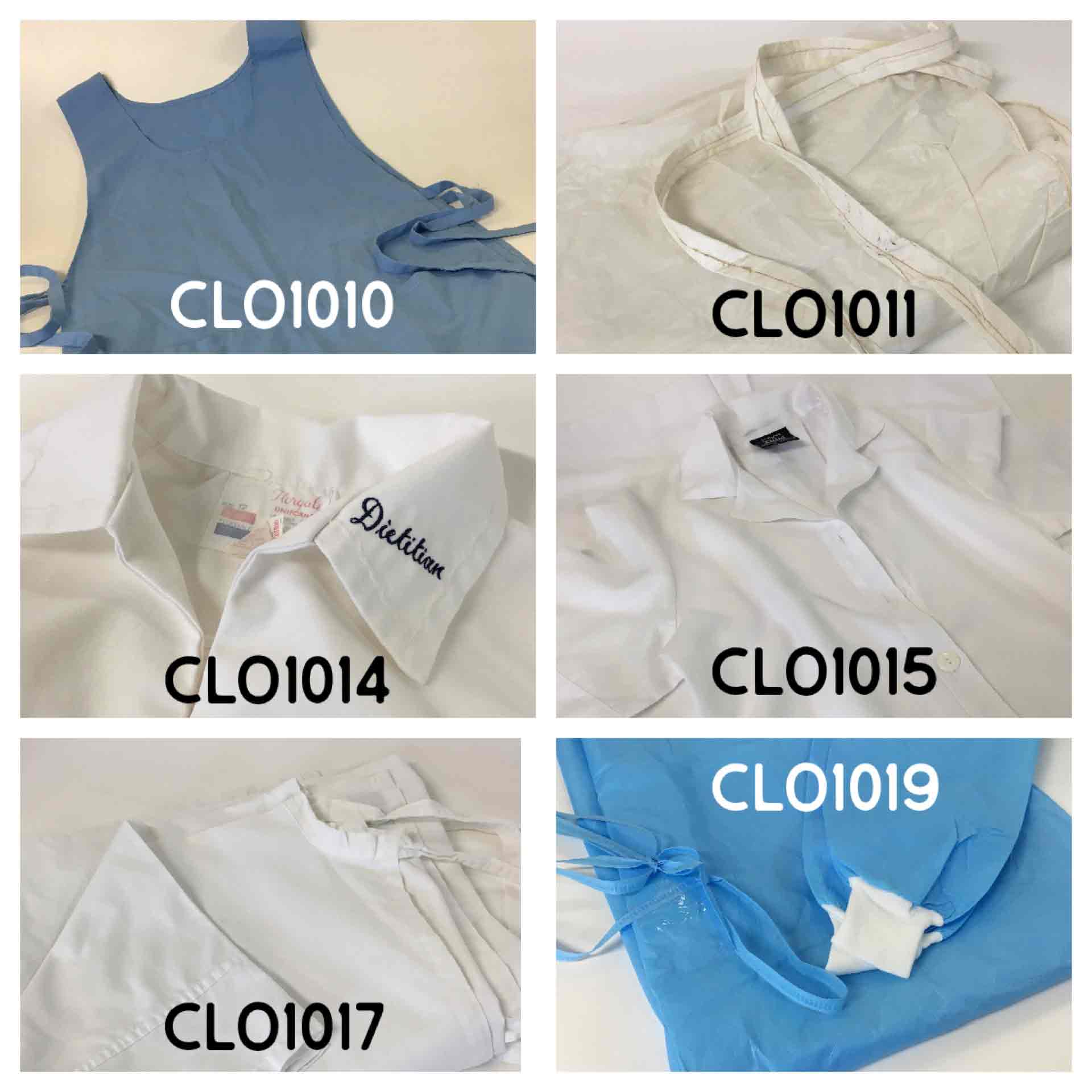 CLOTHING, Apron - Blue, CLO1012 - Plastic Apron, CLO1015 - Dress,  CLO1014 - Dietician Dress, CLO1017 - Patient Gown, CLO1019 - Surgeon Gown - Blue Disposal